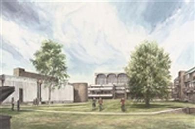 Churchill College, Hall and Library