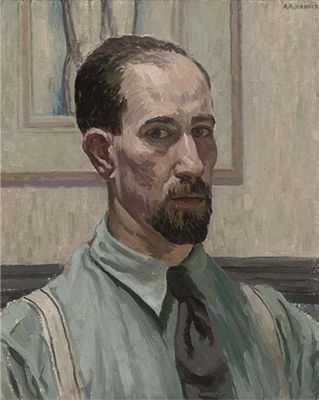 Portrait of Arnold Auerbach: Self-portrait