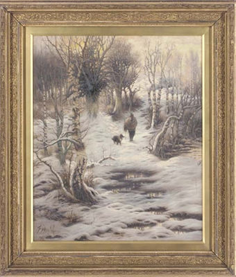 A winter's day in the woods by Sidney Pike - Auction record, sale price, and art valuation. Compare with similar artists and explore comparable artworks.