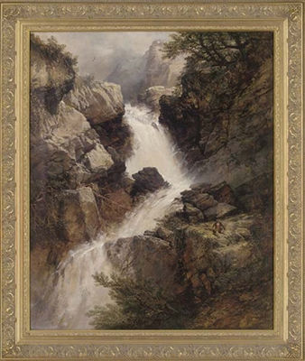The waterfall