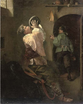 Sample artwork by William John Wainwright (1855 - 1931), known for portrait, figure, genre paintings - View similar artists and auction records