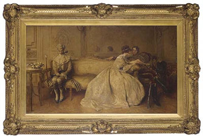 The rivals by John Henry Frederick Bacon - Auction record, sale price, and art valuation. Compare with similar artists and explore comparable artworks.