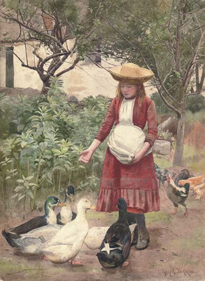 Feeding the ducks by Ralph Todd - Auction record, sale price, and art valuation. Compare with similar artists and explore comparable artworks.
