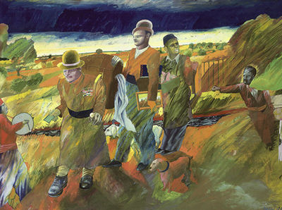 Travellers by Mick Rooney - Auction record, sale price, and art valuation. Compare with similar artists and explore comparable artworks.