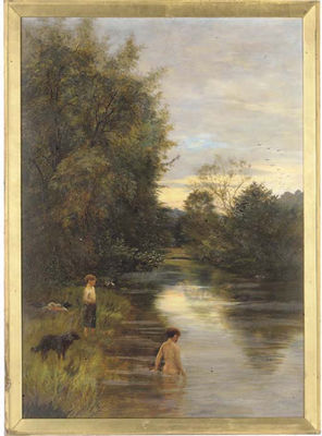 Swimming on a summer's evening