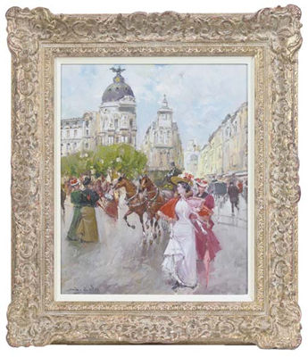 Fashionable ladies, Paris