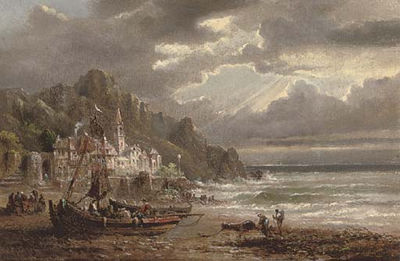 Fisherfolk on the Shore