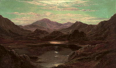 A loch landscape by moonlight by Charles Edward John Leslie - Auction record, sale price, and art valuation. Compare with similar artists and explore comparable artworks.