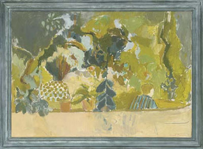 Garden with Figure
