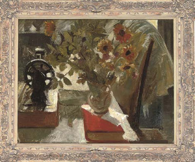 Sample artwork by Marjory Noel Slaney (1915 - 2000), known for flower, landscape, portrait and interior painting - View similar artists and auction records