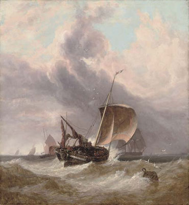 French Fishing Boats off Calais
