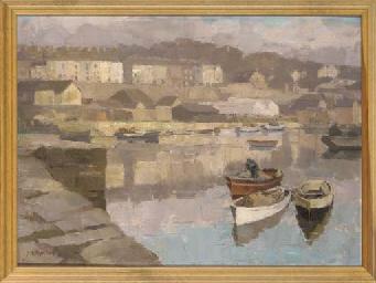 A peaceful day in the harbour, Caernarvon