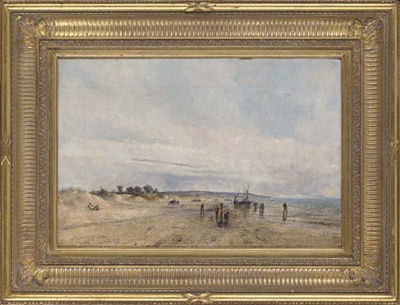 Fisherfolk at Low-Tide