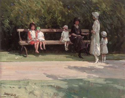 The Sunlit Bench