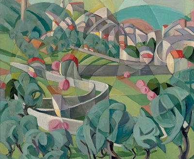 Cubist Landscape by Mary Swanzy - Auction record, sale price, and art valuation. Compare with similar artists and explore comparable artworks.