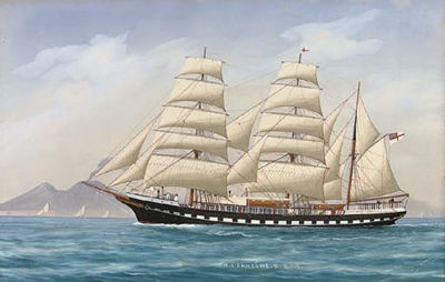 The Royal Yacht Squadron Motor Yacht Fantôme (II) in the Bay of Naples by Luca Papaluca The Elder - Auction record, sale price, and art valuation. Compare with similar artists and explore comparable artworks.