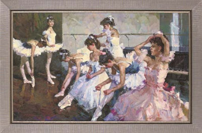Sample artwork by Anatoli Shapovalov (Born 1949), known for figure, ballet genre, landscape painting - View similar artists and auction records