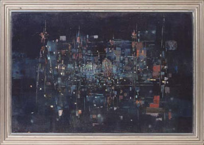Night scene I by Graham Murray - Auction record, sale price, and art valuation. Compare with similar artists and explore comparable artworks.