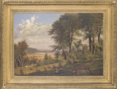 A view towards the lake