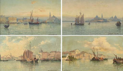 The Bacino di San Marco; The Venetian lagoon; Murano; Burano