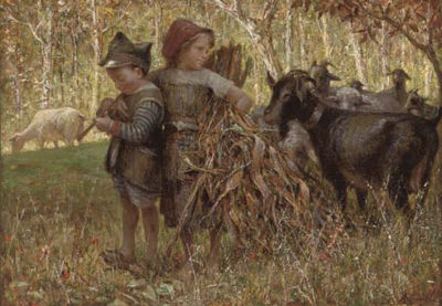 The young goatherds