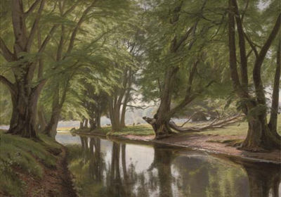 A river in a pastoral landscape