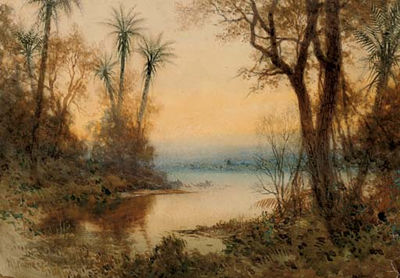 A Tropical Inlet, Sunset