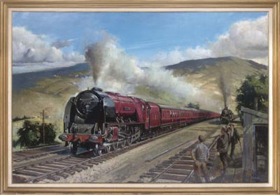 The Duchess of Montrose, at full steam