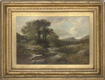 Fly-fishing on the Llanbedr, North Wales