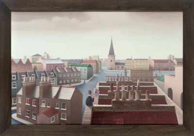Young patriot on rooftop by Michael Quanne - Auction record, sale price, and art valuation. Compare with similar artists and explore comparable artworks.