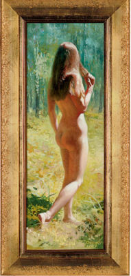 Sample artwork by Denis Chernov (Born 1978), known for landscape, portrait, nude, illustrations - View similar artists and auction records