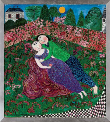 Young lovers by Dora Holzhandler - Auction record, sale price, and art valuation. Compare with similar artists and explore comparable artworks.
