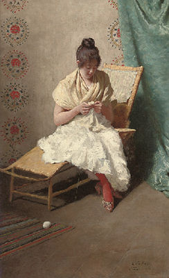 Sample artwork by Eduardo Galli (1854 - 1920), known for painting - View similar artists and auction records