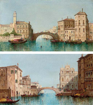 The Scuola di San Marco, Venice; and Off the Grand Canal, Venice