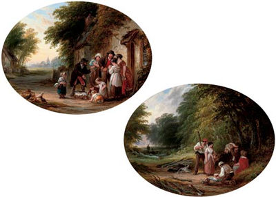 A Travelling Peddler; and A Picnic