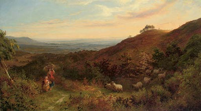 A Meeting at Sunset by George Shalders - Auction record, sale price, and art valuation. Compare with similar artists and explore comparable artworks.
