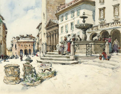 On the Piazza della Minerva, Assisi