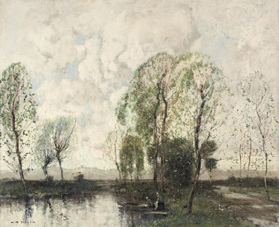 Boating on the river