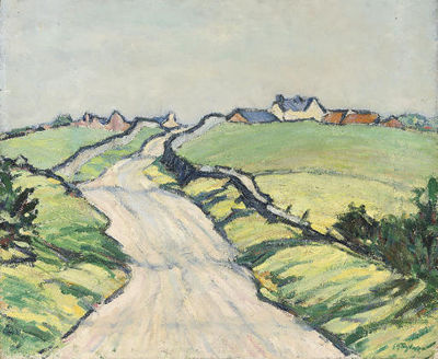 The road to the village