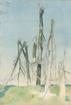 Sample artwork by Eric Henri Kennington (1888 - 1960), known for portrait painting, stone sculpture, book illustration, war artist - View similar artists and auction records
