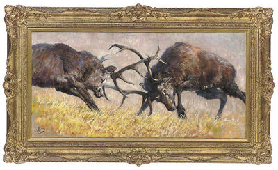 Sample artwork by Malcolm Coward (Born 1948), known for equestrian painting - View similar artists and auction records