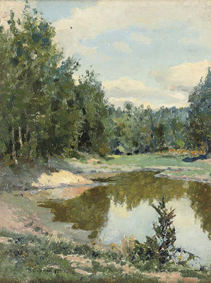 Sample artwork by Ilya Semenovich Ostroukhov (1858 - 1929), known for painting - View similar artists and auction records