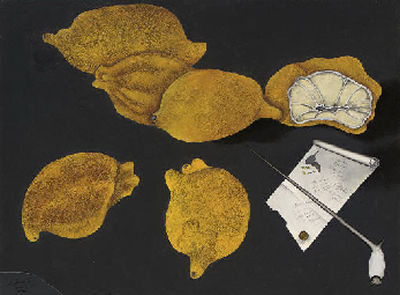 Still life with lemons by Mihail Chemiakin - Auction record, sale price, and art valuation. Compare with similar artists and explore comparable artworks.