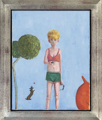 Girl in the garden