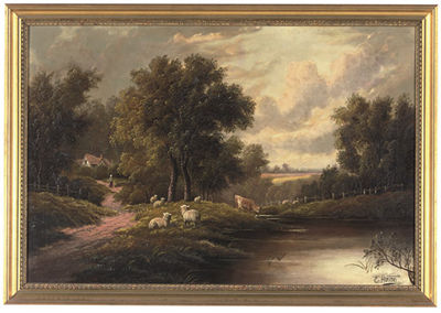 Sample artwork by Etty Horton (fl.1882 - 1905), known for painting - View similar artists and auction records