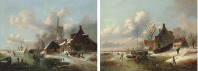 Sample artwork by Alexis De Leeuw (1828 - 1898), known for painting - View similar artists and auction records
