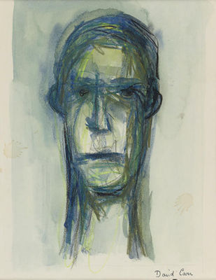 Portrait of David Carr: Self-portrait