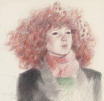 Red Head by Adrian George - Auction record, sale price, and art valuation. Compare with similar artists and explore comparable artworks.