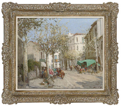 A continental town view