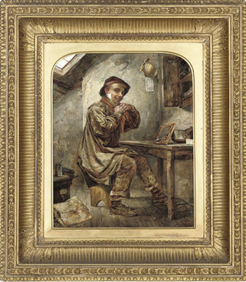 The rustic toilet